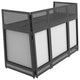 Odyssey Odyssey DJBOOTHM78 70" TV-Mountable DJ Battle Booth with Bag and Scrims - DJ Accessories
