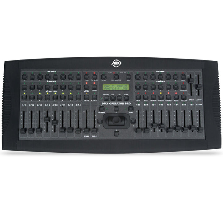 ADJ 136-Channel Hybrid Controller with 8 Shows & 96 Scenes