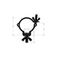 Global Truss MINI-360 Aluminum 2in Clamp w/Wing Nut for F31/F32/F33/F34 - 220lb Rated