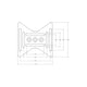 Global Truss Video Panel Attachment Clamp for LED Video Walls (Black)