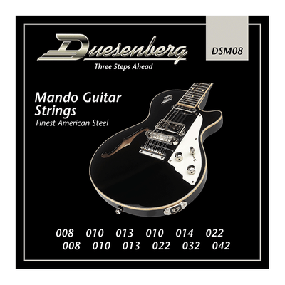 Duesenberg Nickel Wound Mando 12-String Strings 8-42