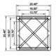 Global Truss DT-GP20-5FT 1.5m (4.92ft) 20.5in End-Plate Square Truss
