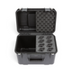 SKB SKB iSeries 1610-8 8-Mic Case (Black, Pre-Cut Foam) - Microphone Cases