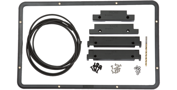 SKB SKB iSeries 1610 Panel Mounting Ring Kit (Black) - Cases & Transport Accessories
