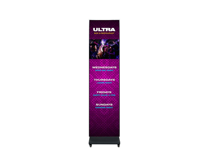 ADJ 2 x WMS2 LED Video Panels with Stand & Flight Case