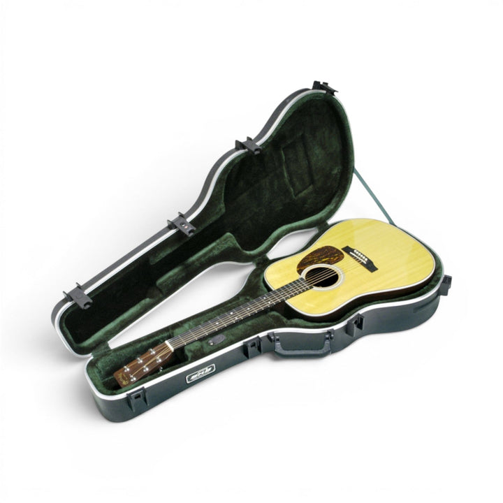 SKB SKB 1SKB-18* Acoustic Dreadnought Deluxe Guitar Case (Black) - Instrument Cases