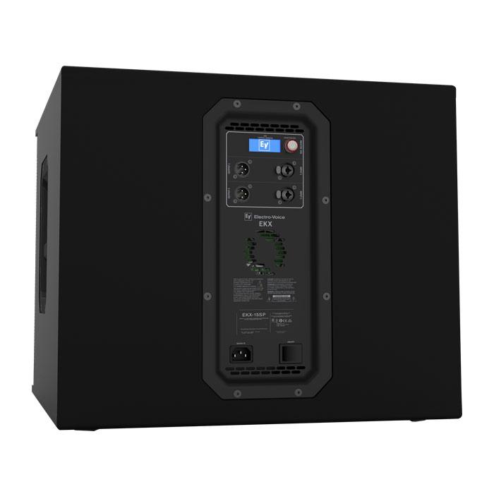 Electro-Voice EKX-15SP-US 15in Powered Subwoofer - 1300W - Black – three-quarter left