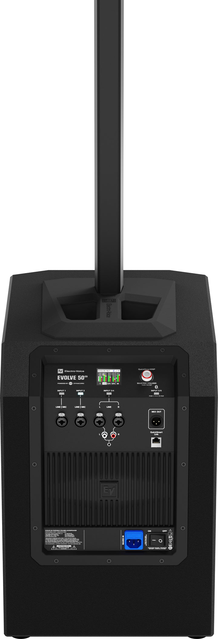 Electro-Voice Electro-Voice EVOLVE 50 G2 12in Powered Subwoofer Base, Column Sold Separately (Black)