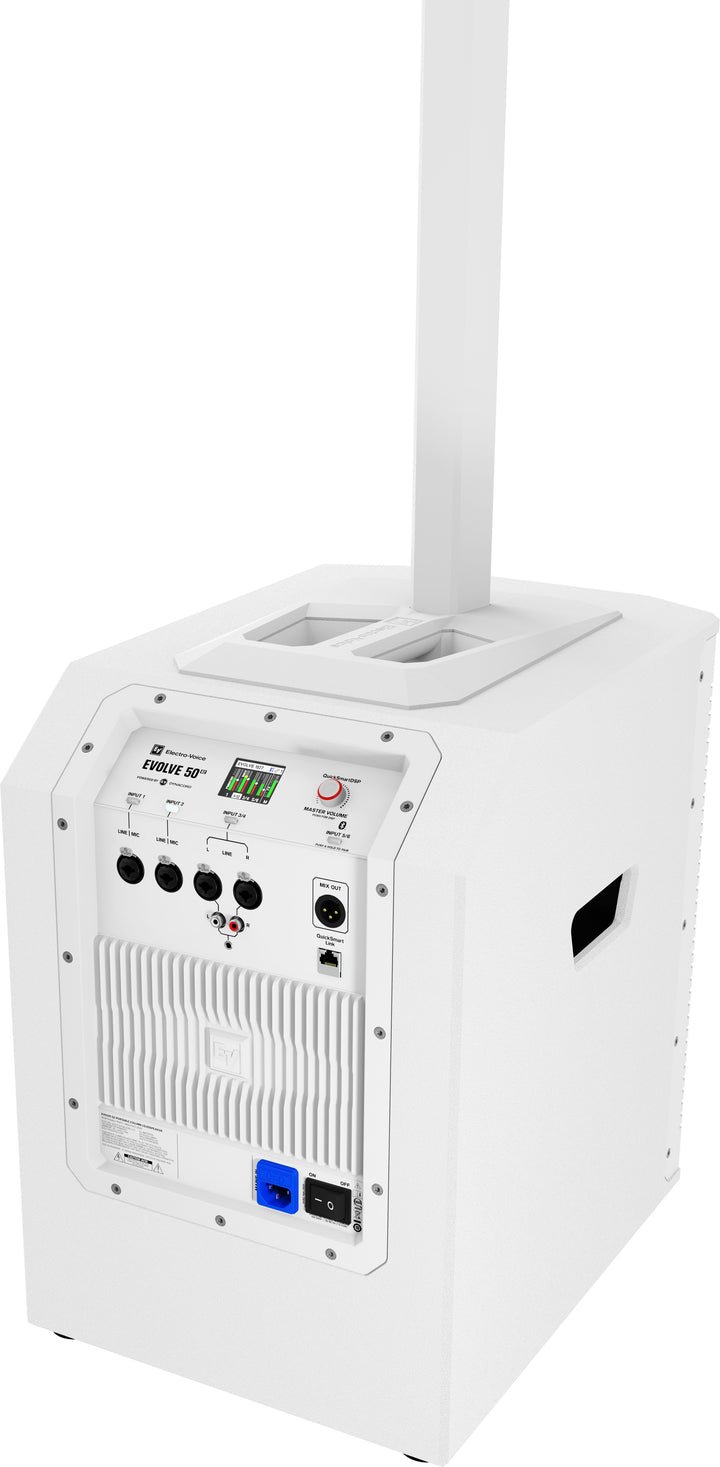 Electro-Voice Electro-Voice EVOLVE 50 G2 12in Powered Subwoofer Base, Column Sold Separately (White)
