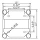 Global Truss DT-GP2 0.6m (1.97ft) End-Plated Square Truss