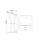 Global Truss DT-ERGO-LECTERN Aluminum Lectern Podium with Top/Foot Stand/Shelf