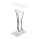 Global Truss DT-ERGO-LECTERN Aluminum Lectern Podium with Top/Foot Stand/Shelf
