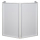 Eliminator EVENT FACADE 2 Set of 2 Scrim with Carrying Bag (Black and White)