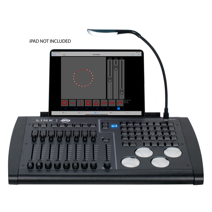 ADJ 4-Universe DMX Controller to Connect to iPad