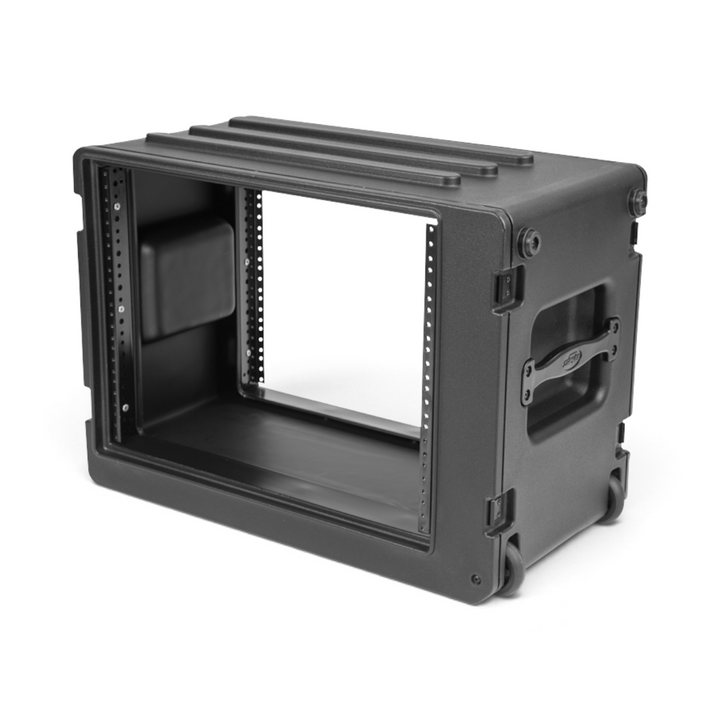 SKB SKB 1SKB-R8SW 8U rSeries Shallow Rolling Rack (Black) - Cases & Transport Accessories