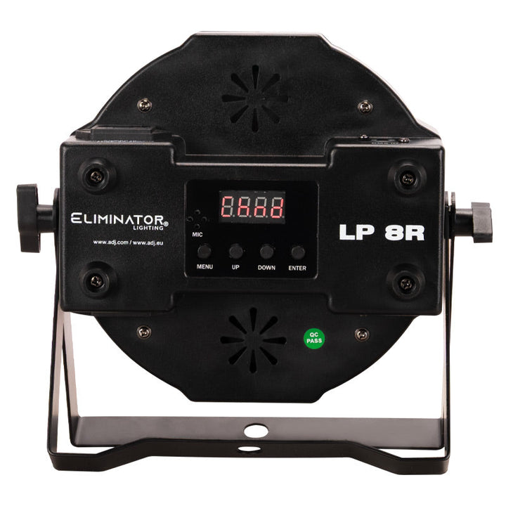 Eliminator LP-8R Wash Fixture with 7 x 8W RGBW+LED Ring - Stage Lighting