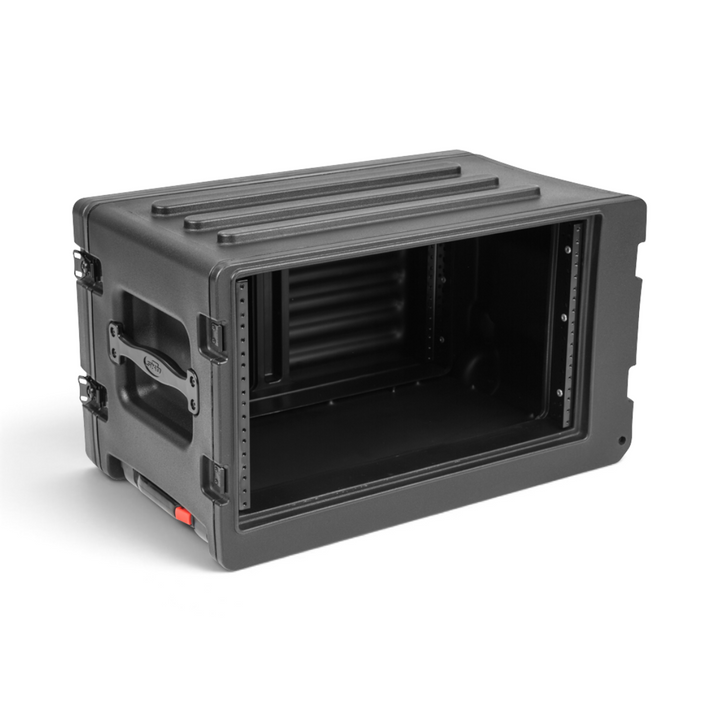 SKB SKB 1SKB-R6SW 6U rSeries Shallow Rolling Rack (Black) - Racks