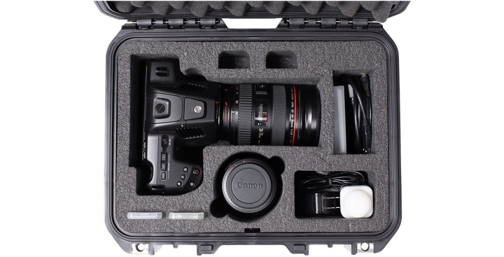 SKB SKB 3i-13096-6KP iSeries 1309-6 Blackmagic Design Pocket Cinema Camera 6K Pro Case (Black, Pre-Cut Foam) - Instrument Cases