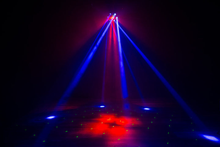 Eliminator CENTERDROID Multi-Effect Fixture with 10 x 15W RGBW - Stage Lighting