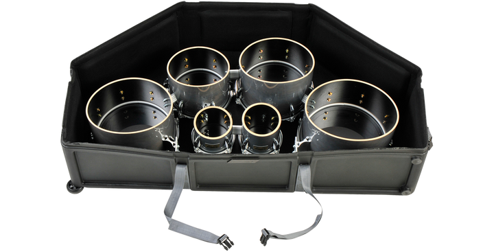 SKB SKB 1SKB DM0234 Marching Quad / Quint Case (Black) - Cases & Transport Accessories