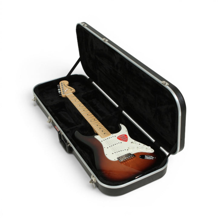SKB SKB 1SKB-6 Electric Guitar Economy Rectangular Case (Black) - Guitar Stands