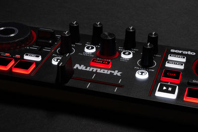 Numark Numark Mixtrack Go — Ultra-Portable 2-Deck DJ Controller with Stems Control