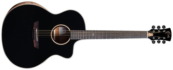 Faith Guitars Eclipse Neptune Cutaway Acoustic-Electric Guitar (Onyx Black)