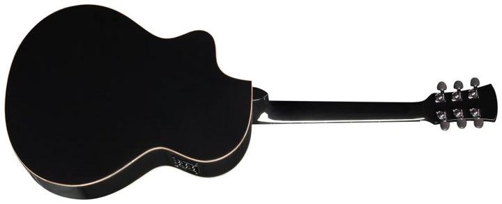 Faith Guitars Eclipse Neptune Cutaway Acoustic-Electric Guitar (Onyx Black)