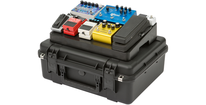SKB SKB iSeries 2015-7 Case w/ 1SKB-PB1712 Pedalboard (Black / Empty) - Pedal Boards