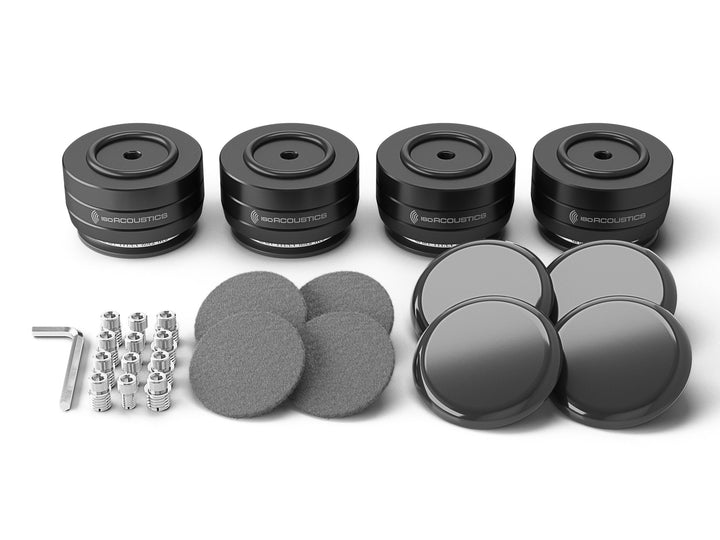 IsoAcoustics IsoAcoustics GAIA-TITAN Rhea Neo Speaker Isolation Feet (4-Pack, Black)