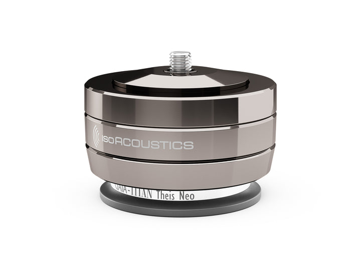 IsoAcoustics IsoAcoustics GAIA-TITAN Theis and Rhea Neo Top Caps (4-Pack, Dark Chrome)