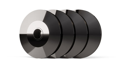 IsoAcoustics IsoAcoustics GAIA-TITAN Theis and Rhea Neo Top Caps (4-Pack, Dark Chrome)