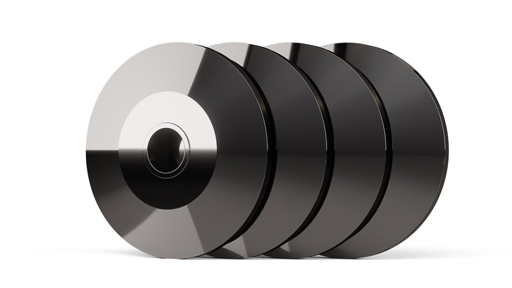 IsoAcoustics IsoAcoustics GAIA-TITAN Theis and Rhea Neo Top Caps (4-Pack, Dark Chrome)