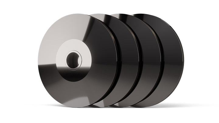 IsoAcoustics IsoAcoustics GAIA-TITAN Cronos Neo Top Caps (4-Pack, Dark Chrome)
