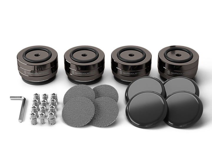 IsoAcoustics IsoAcoustics GAIA-TITAN Theis Neo Speaker Isolation Feet (4-Pack, Dark Chrome)