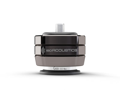 IsoAcoustics IsoAcoustics GAIA III Neo Speaker Isolation Foot (Single, Dark Chrome)