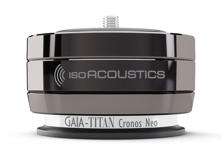 IsoAcoustics IsoAcoustics GAIA-TITAN Cronos Neo Speaker Isolation Feet (4-Pack, Dark Chrome)