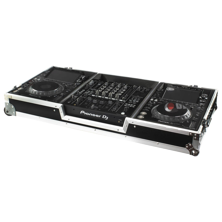 Odyssey FRDJMA9CDJW DJ Coffin Case with Wheels for 2x CDJ-3000 and DJM-A9