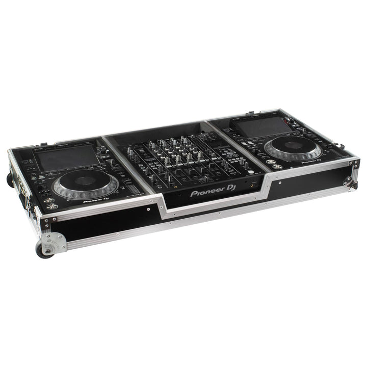 Odyssey FRDJMA9CDJW DJ Coffin Case with Wheels for 2x CDJ-3000 and DJM-A9 – view 2