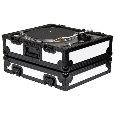 Odyssey Odyssey FZ1200WTBL Flight Case for Technics SL-1200 - White/Black