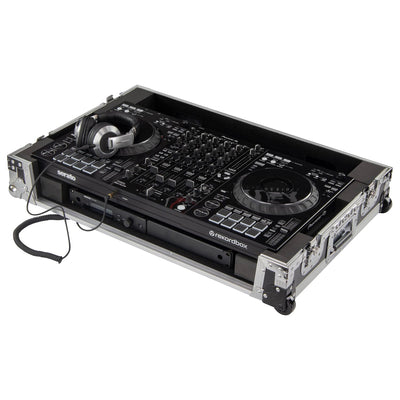 Odyssey Odyssey FZDDJFLX10CW 1U Flight Case with Wheels for Pioneer DDJ-FLX10
