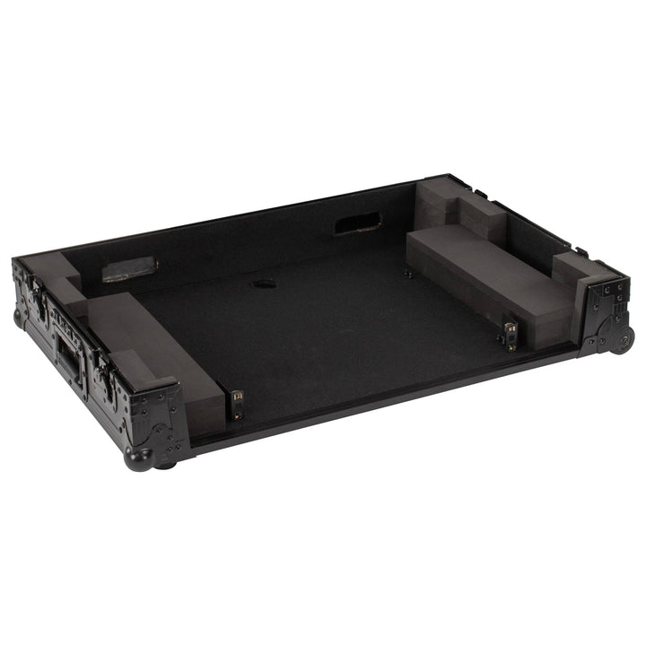 Odyssey FZDDJFLX10CWBL 1U Flight Case with Wheels for Pioneer DDJ-FLX10 - Black – view 4