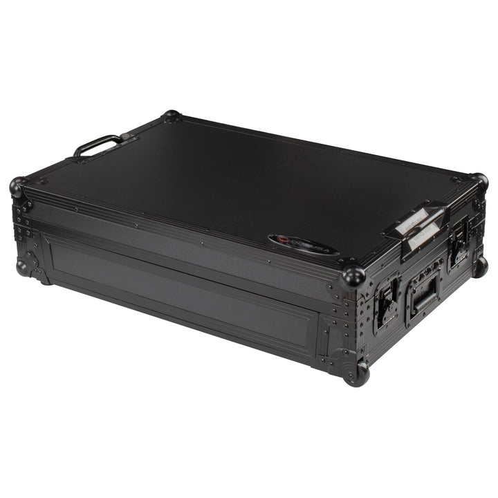 Odyssey FZDDJFLX10CWBL 1U Flight Case with Wheels for Pioneer DDJ-FLX10 - Black – view 5