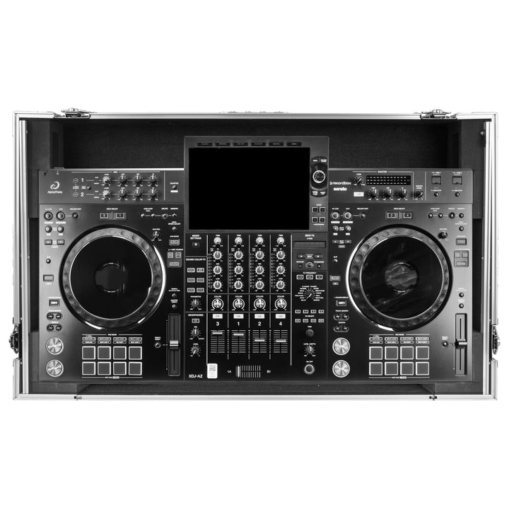 Odyssey FZGSATXDJAZW Glide-Style Flight Case for AlphaTheta XDJ-AZ - 1U Rack, Wheels – view 5