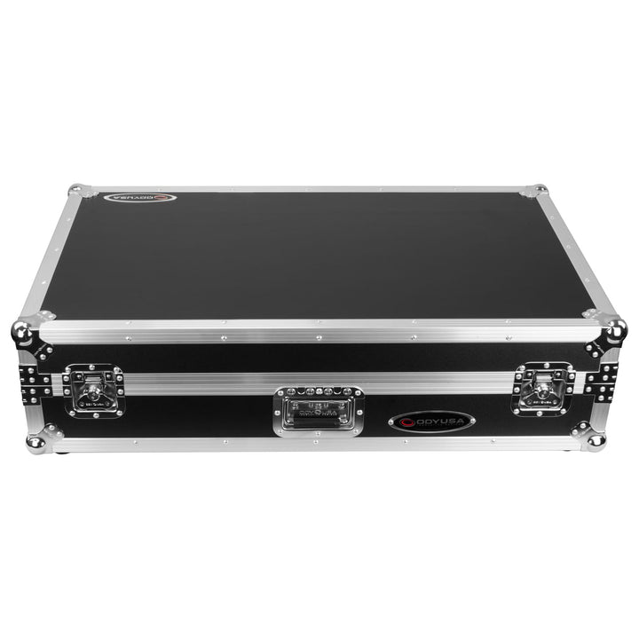 Odyssey FZGSATXDJAZW Glide-Style Flight Case for AlphaTheta XDJ-AZ - 1U Rack, Wheels – view 10