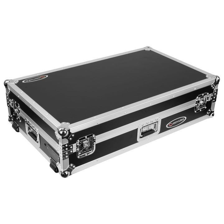 Odyssey FZGSATXDJAZW Glide-Style Flight Case for AlphaTheta XDJ-AZ - 1U Rack, Wheels – view 11