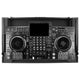 Odyssey FZGSATXDJAZWBL Glide-Style Flight Case for AlphaTheta XDJ-AZ - Black, 1U, Wheels – view 3