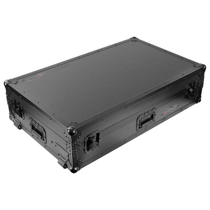 Odyssey FZGSATXDJAZWBL Glide-Style Flight Case for AlphaTheta XDJ-AZ - Black, 1U, Wheels – view 9