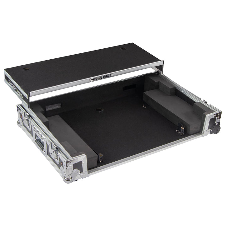 Odyssey FZGSDDJFLX10CW Glide-Style 1U Flight Case for Pioneer DJ DDJ-FLX10 - Corner Wheels – view 4