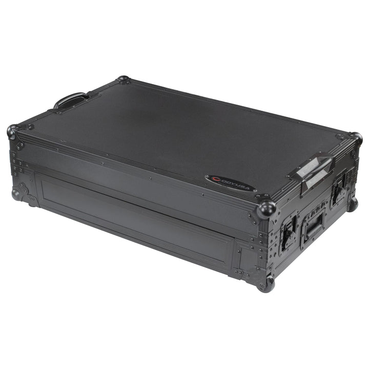 Odyssey FZGSDDJFLX10CWBL Glide-Style 1U Flight Case for DDJ-FLX10 - Black, Corner Wheels – view 5